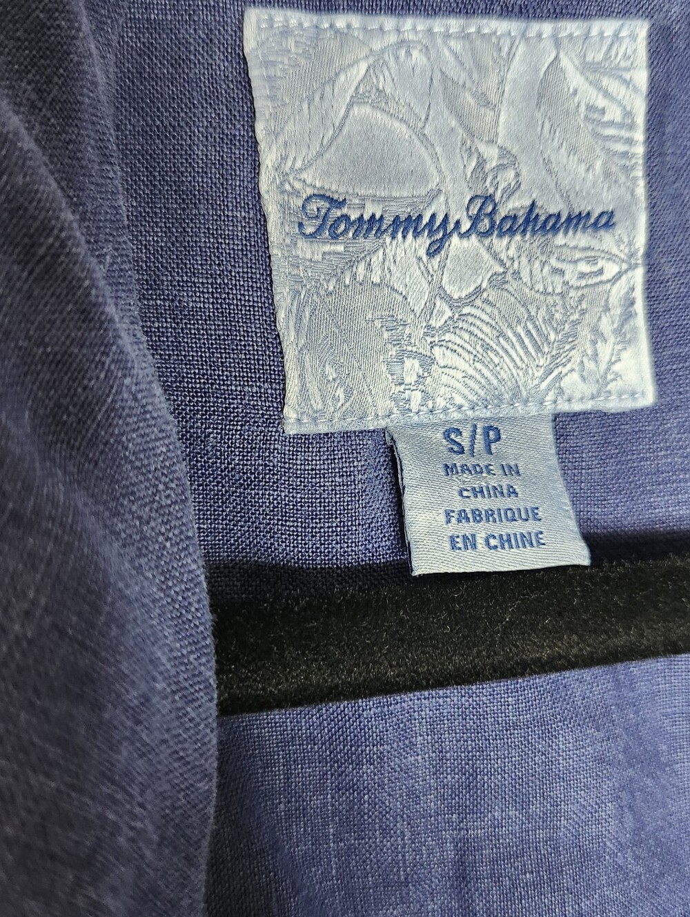 Tommy Bahama Linen Sleeveless Open Front Vest Small Blue Boho Coastal Lagenlook - Picture 7 of 8